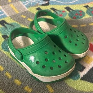 CROCS Kids Green Water Shoes